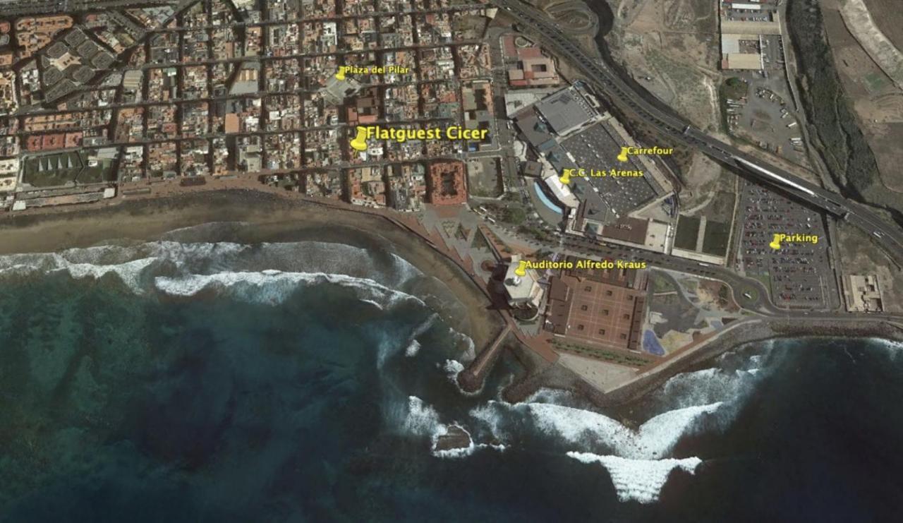 Flatguest Cicer - 3BDR + Balcony + Beach Las Palmas de Gran Canaria Zewnętrze zdjęcie